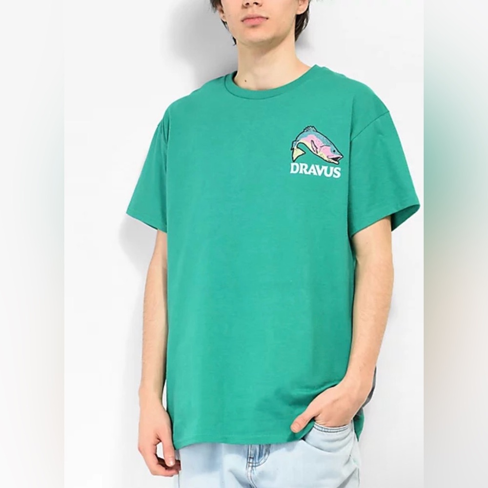 Dravus Bonded By The Sea Green T-Shirt